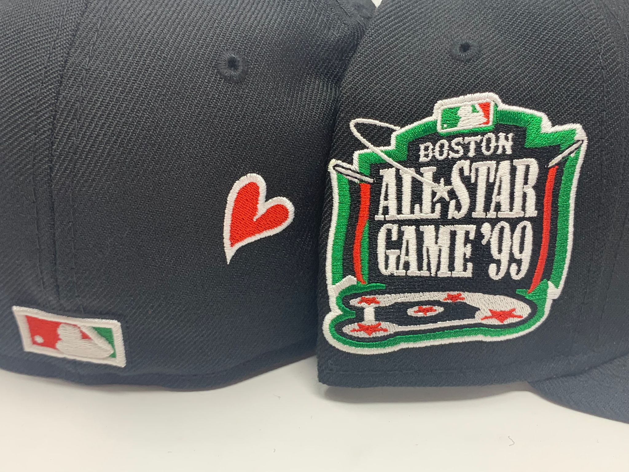 BOSTON RED SOX 1999 ALL STAR GAME STORM GRAY RED BRIM NEW ERA