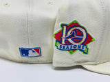 TAMPA BAY RAYS 10TH SEASON CHROME FLORAL PRINT NEW ERA FITTED HAT