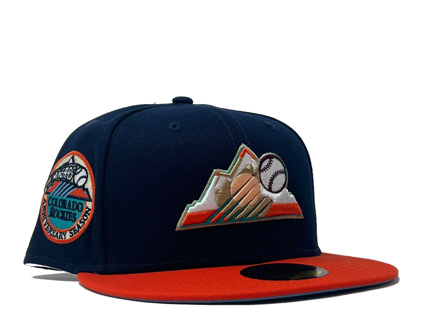 Colorado Rockies 10th Anniversary Icy Brim New Era Fitted Hat