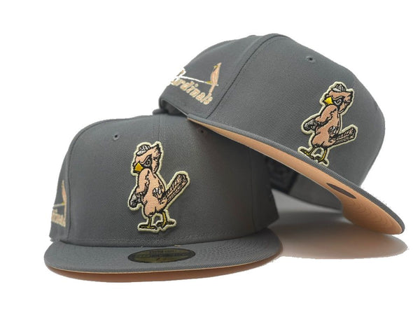 Cleveland Guardians New Era Pink Undervisor 59FIFTY Fitted Hat - Brown