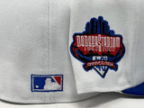 LOS ANGELES DODGERS 40TH ANNIVERSARY "LICENSE PLATE PACK" GRAY BRIM NEW ERA FITTED HAT