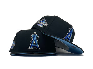 LOS ANGELES ANGELS 2010 ALL STAR GAME BLACK ICY BRIM NEW ERA FITTED HAT