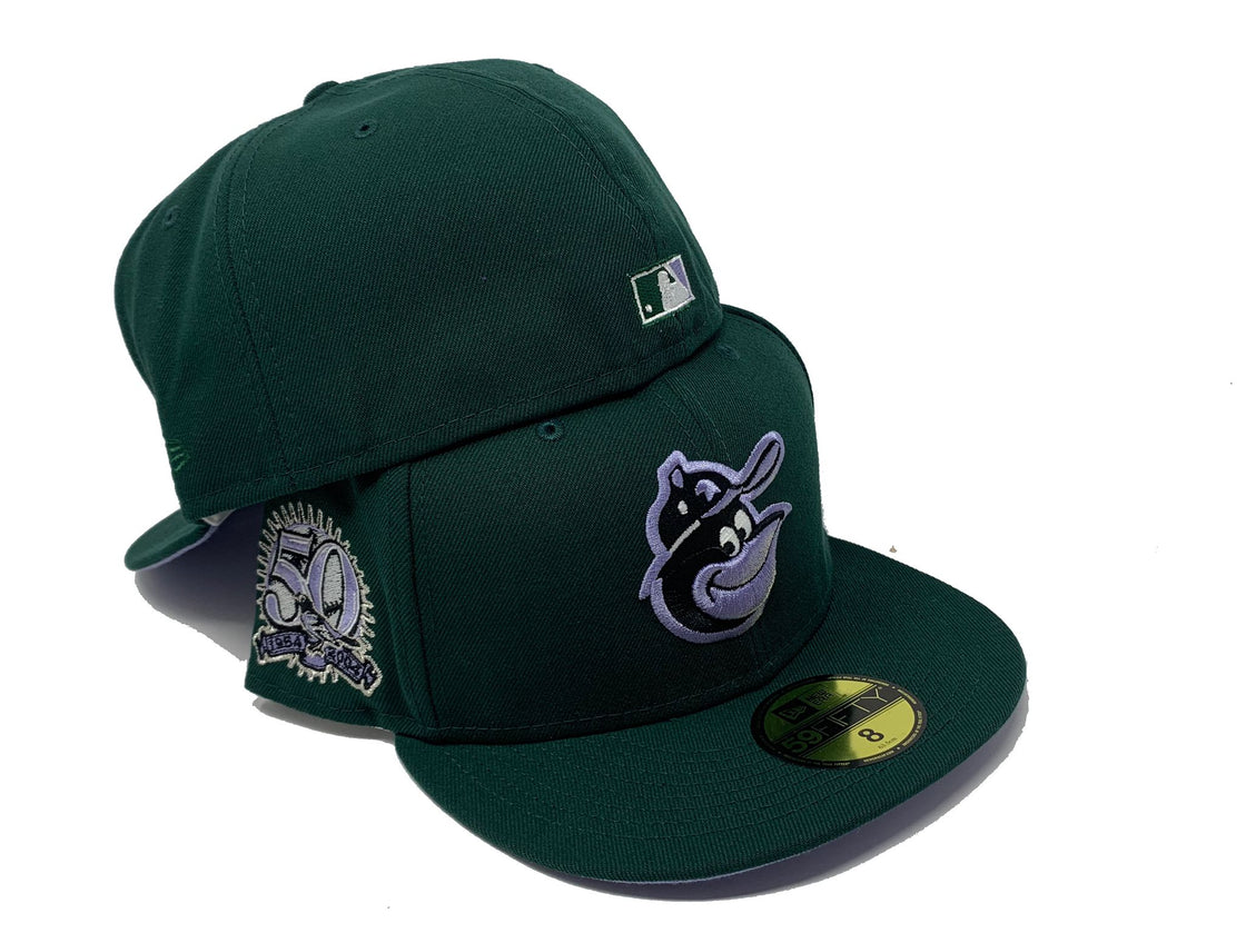Dark Green Baltimore Orioles 50th Anniversary New Era Fitted Hat