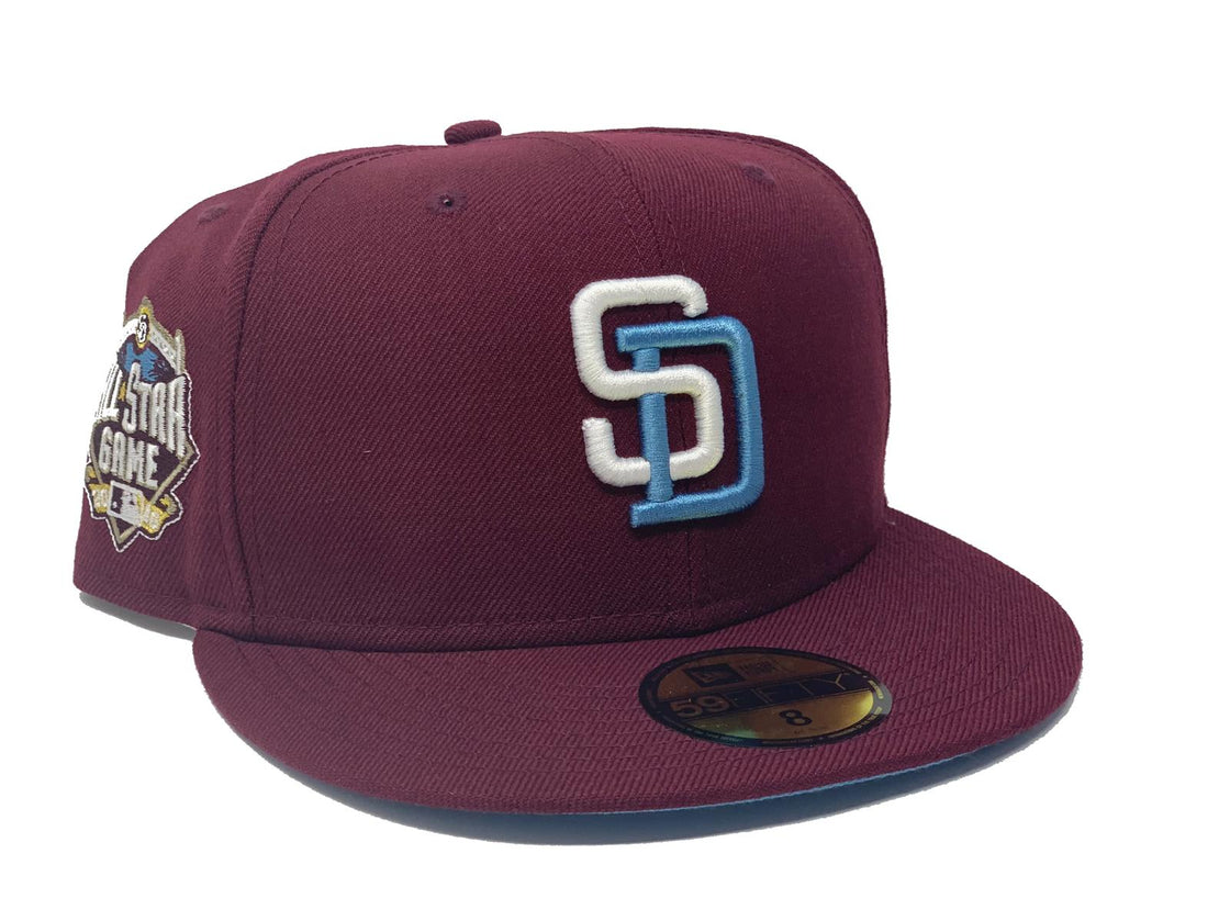 Maroon San Diego Padres 2016 All Star Game New Era Fitted Hat