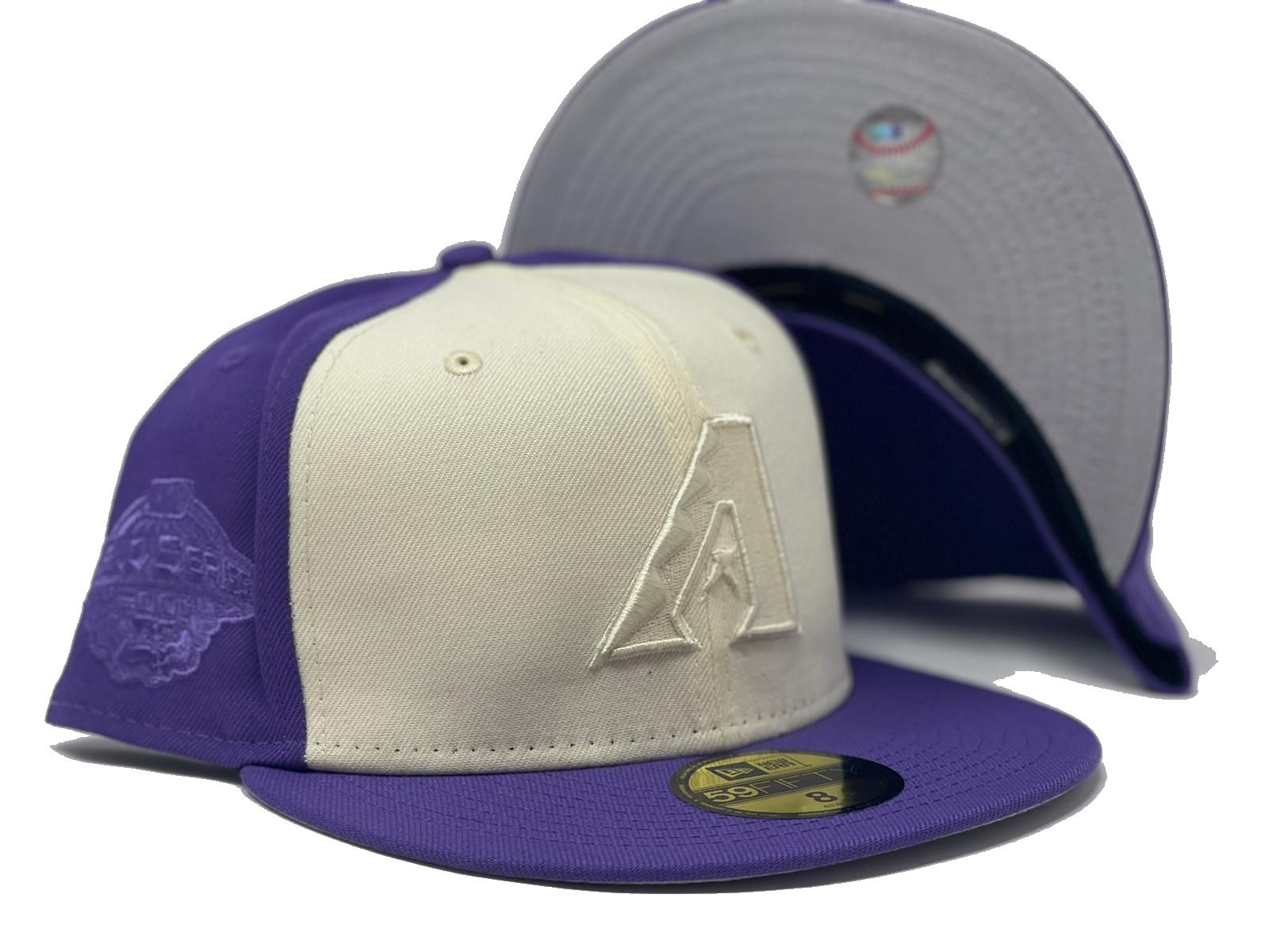 ARIZONA DIAMONDBACKS 2001 WORLD SERIES  TONAL 2-TONE GRAY BRIM