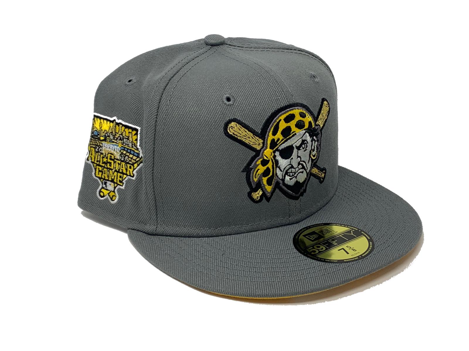 Pittsburgh Pirates New Era 76th World Series Cooperstown Collection  Undervisor 59FIFTY Fitted Hat - Gray/Orange