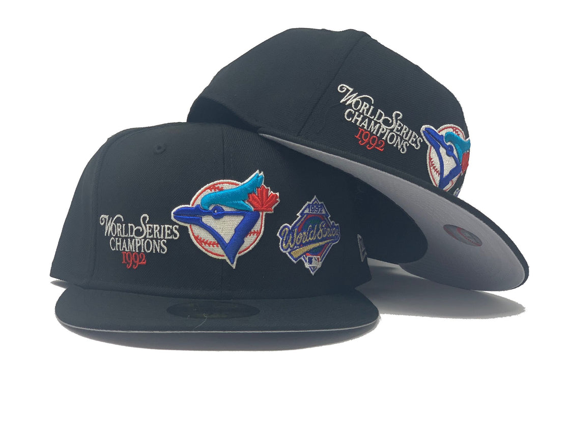 Black Toronto Blue Jays New Era 1992 World Series Fitted Hat