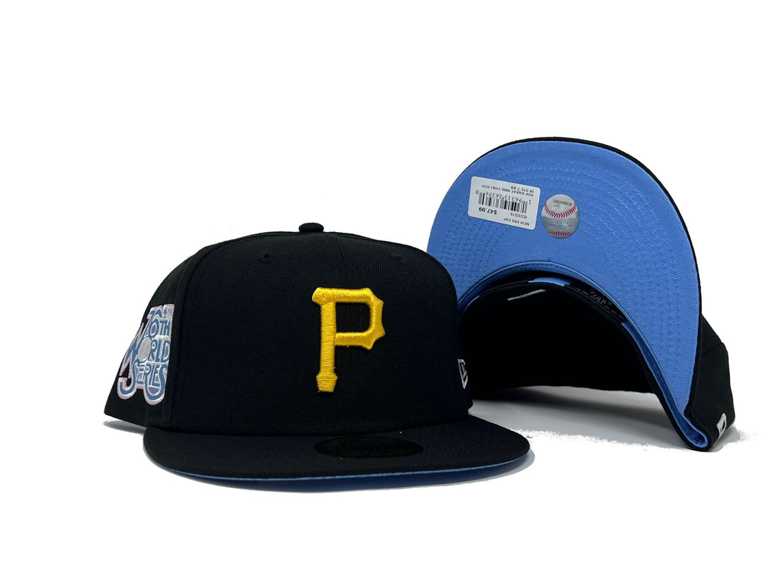 PITTSBURGH PIRATES 1979 WORLD SERIES POP SWEAT ICY BRIM NEW ERA FITTED HAT