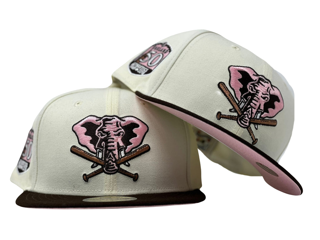 Oakland Athletics 50th Anniversary Neapolitan Ice Cream  New Era Fitted Hats