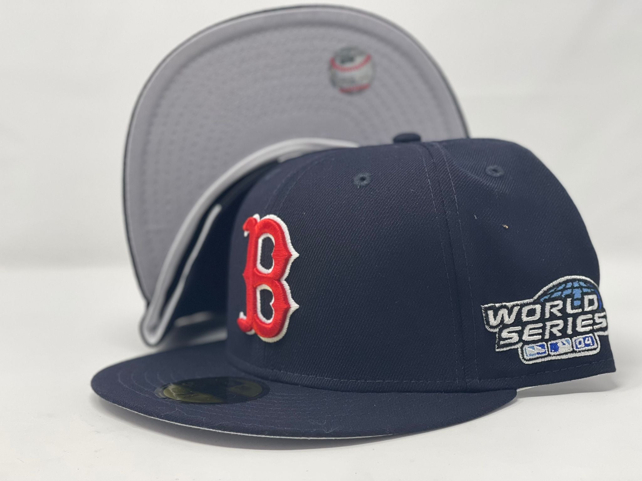 BOSTON RED SOX 2004 WORLD SERIES CHAMPIONSHIP BLACK GRAPE BRIM NEW ERA –  Sports World 165