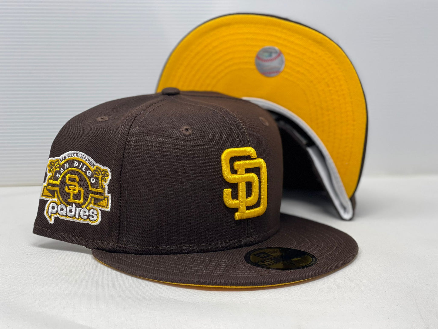 Dark Brown San Diego Padres Custom 59fifty New Era Fitted Hat