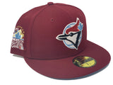Burgundy Toronto Blue Jays 1991 All Star Game New Era Fitted Hat
