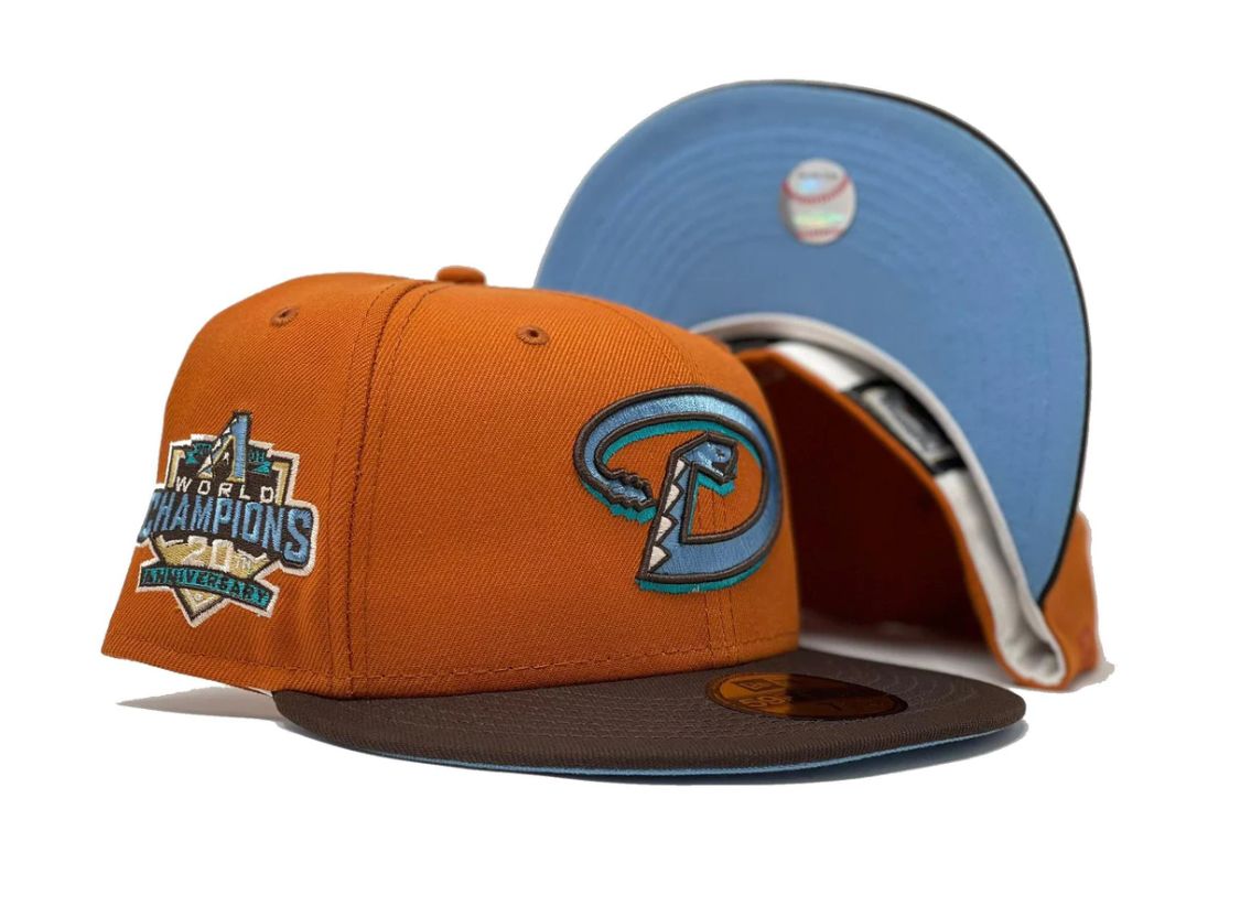 Arizona Diamondbacks 20th Anniversary "Sunset Drip Collection" Icy Brim New Era Fitted Hat