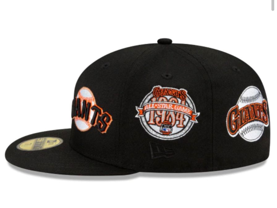 Black San Francisco Giants Patch Pride 59FIFTY New Era Fitted Hat