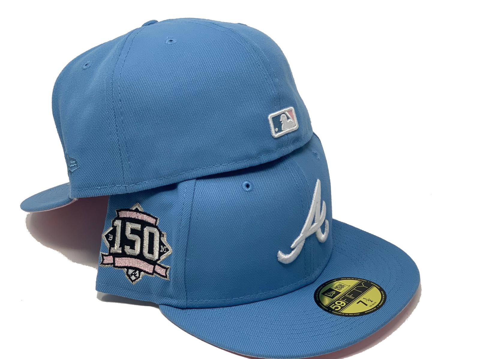 Light Pink Atlanta Braves 150 Anniversary Custom New Era Fitted Hat –  Sports World 165
