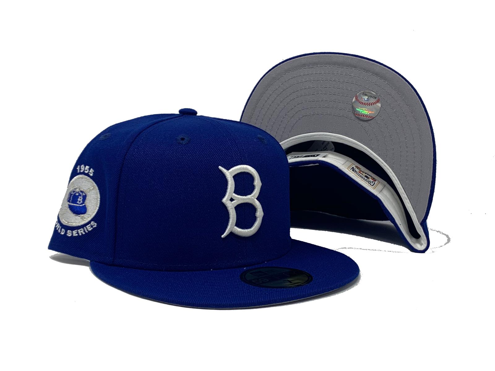 New Era Brooklyn Dodgers First World Championship 1955 Two Tone Edition  59Fifty Fitted Hat, DROPS