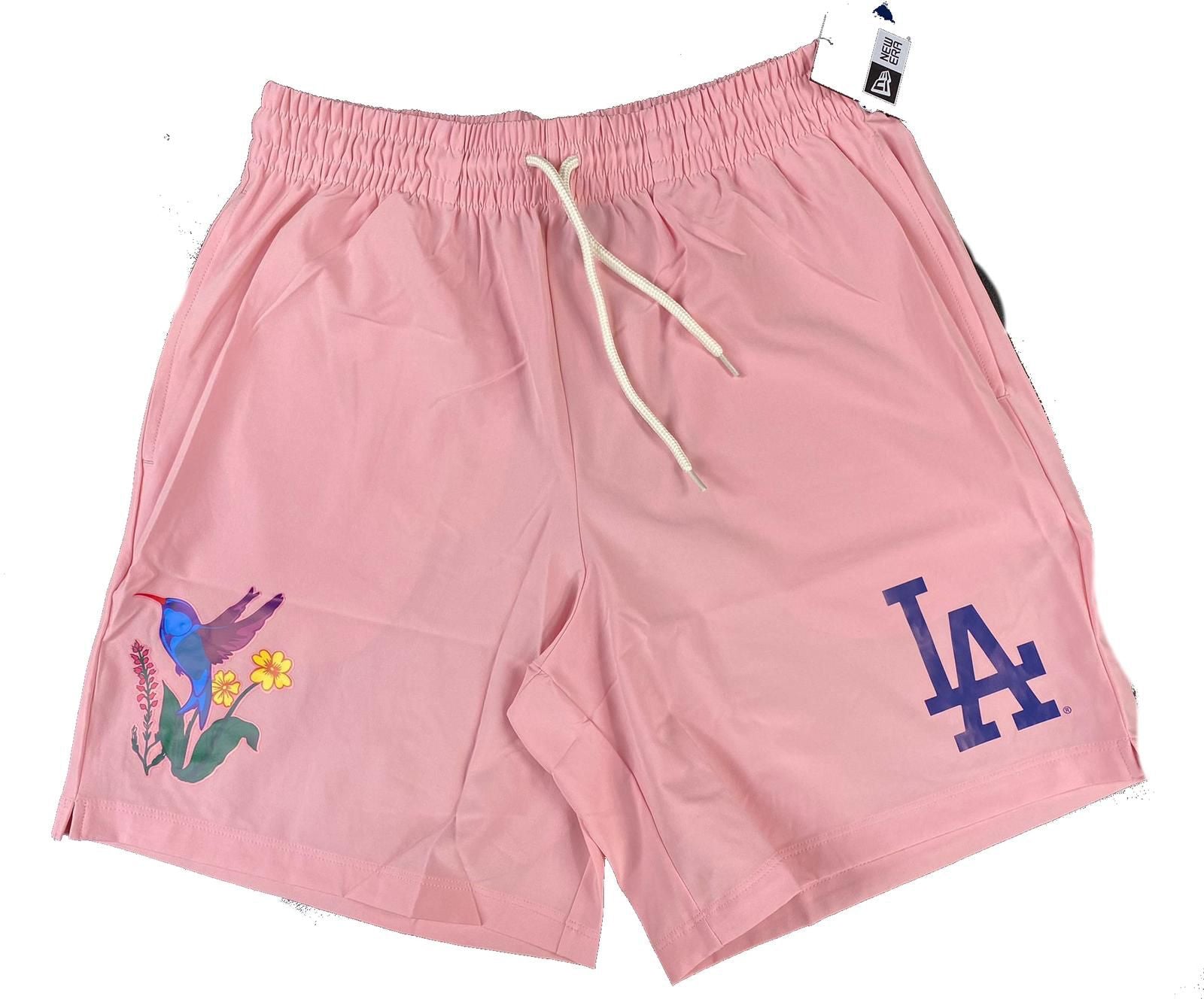 47 Brand MLB LA Dodgers Co-Ord Mesh Shorts In All Over Floral Print-Multi  for Men