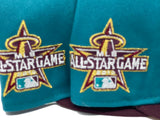 LOS ANGELES ANGELS 2010 ALL STAR GAME METALLIC GOLD BRIM NEW ERA FITTED HAT