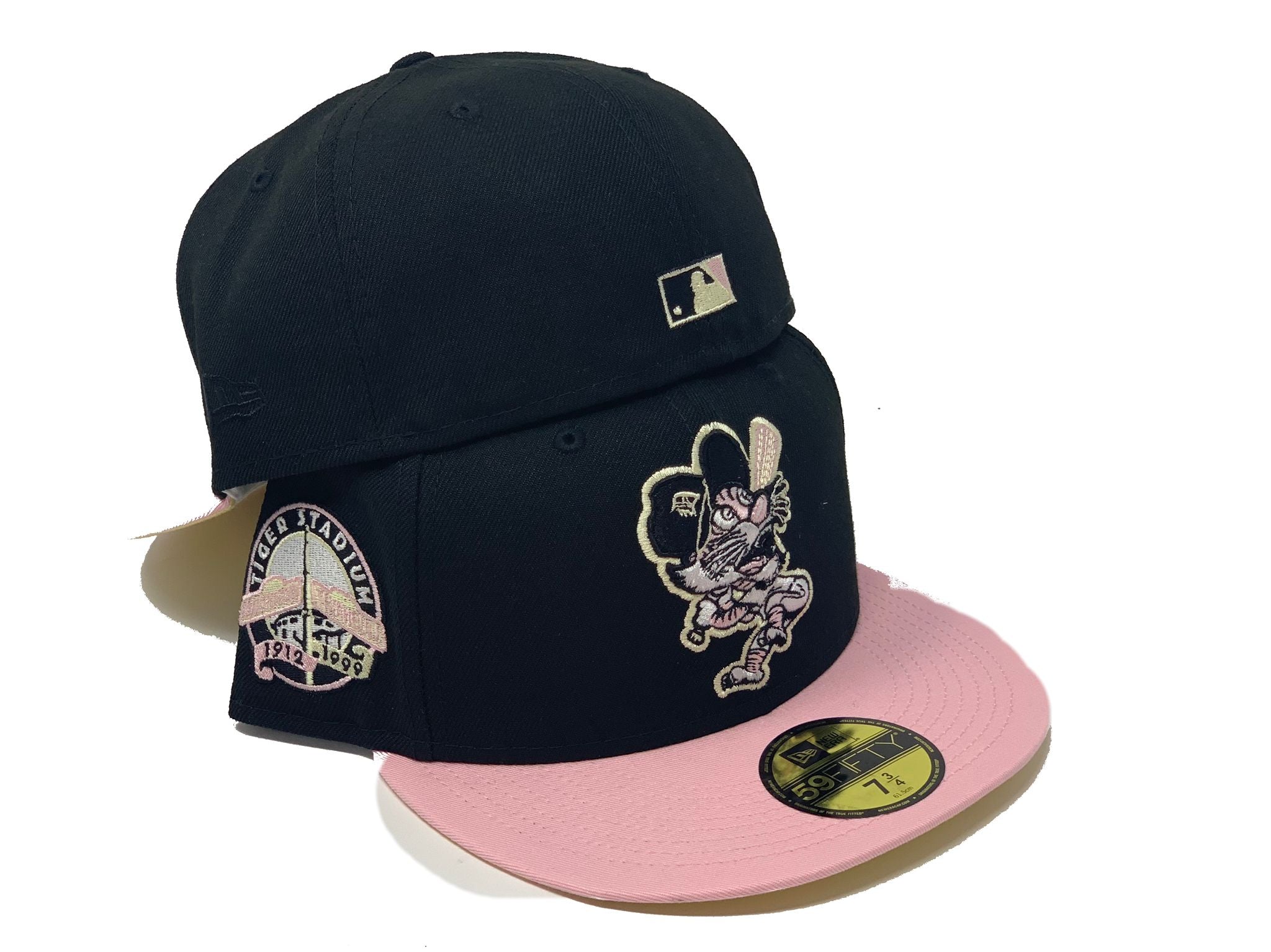 Brown Detroit Tigers Pink Bottom Tiger Stadium Side Patch New Era 59Fifty  Fitted