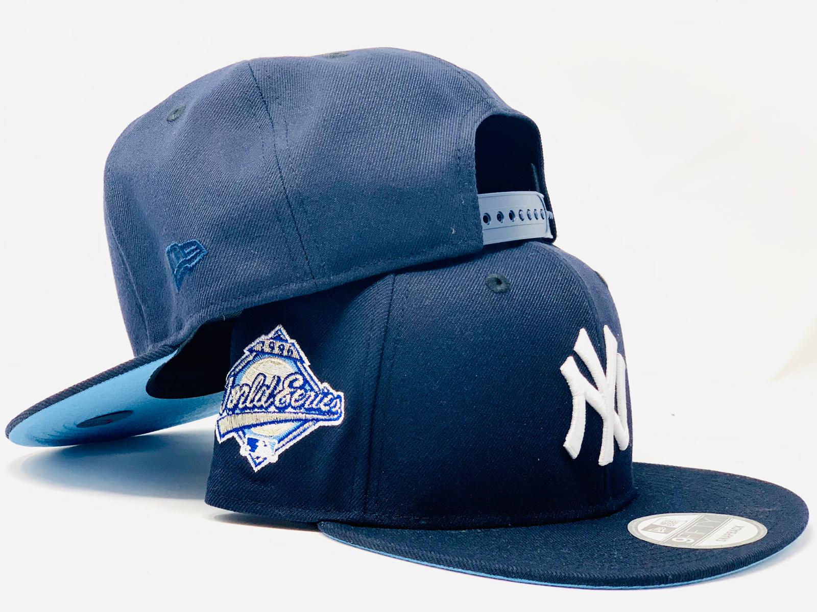 Navy New York Yankees 1996 World Series New Era Snapback Hat – Sports World  165