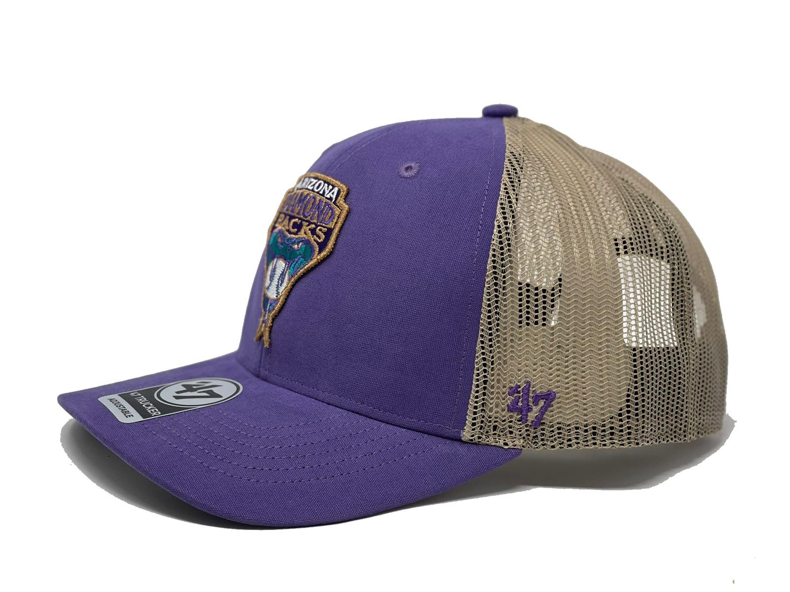 Arizona Diamondbacks '47 Trucker Snapback Hat - light purple – Sports World  165