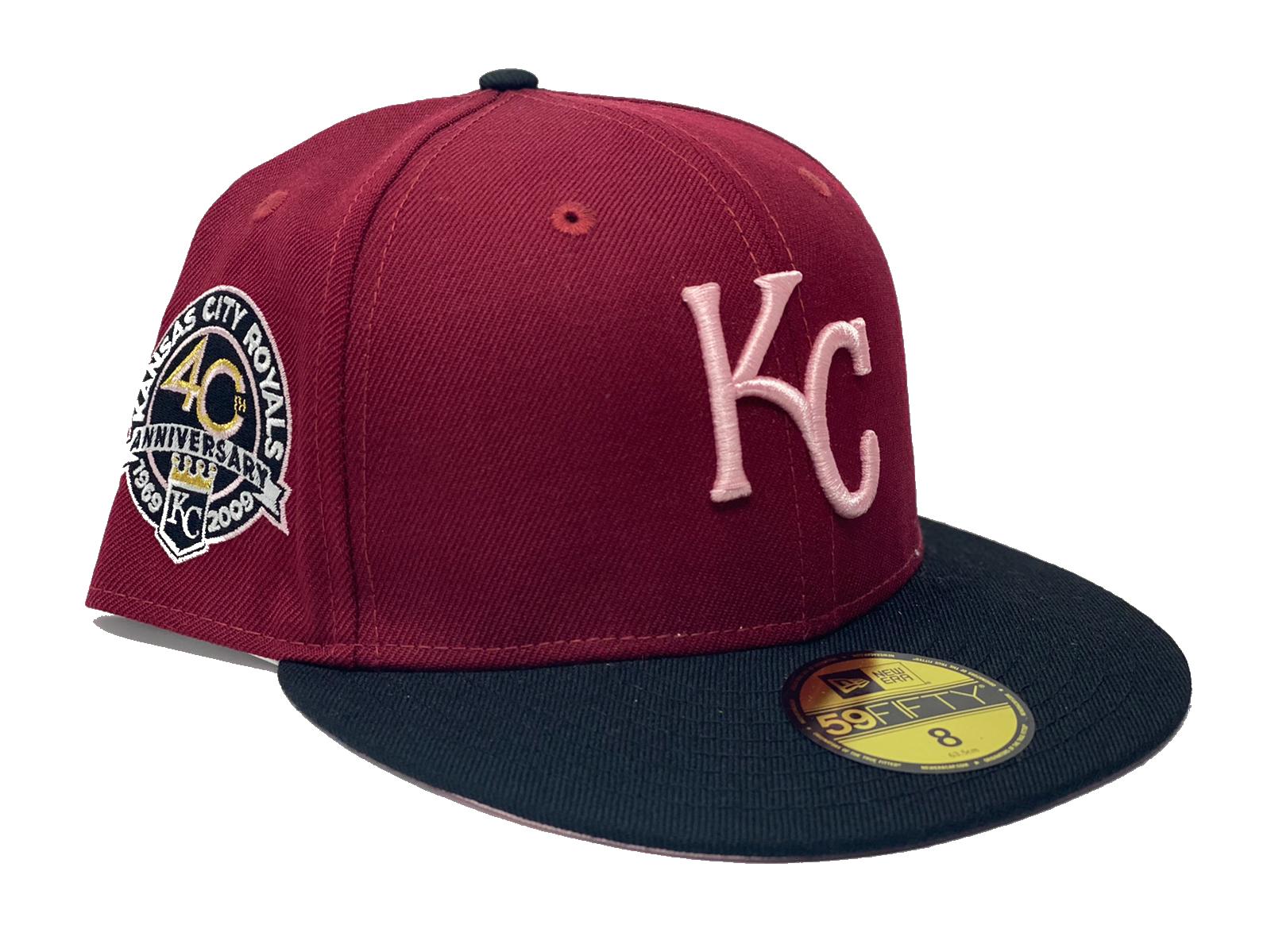 Kansas City Royals New Era 40th Anniversary Cream Undervisor 59FIFTY Fitted  Hat - Brown