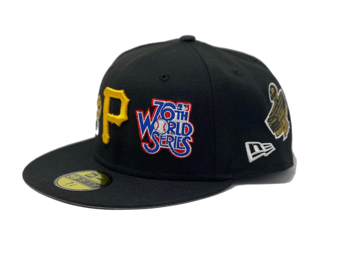 Black Pittsburgh Pirates 5X Championship 59fifty New Era Fitted Hat