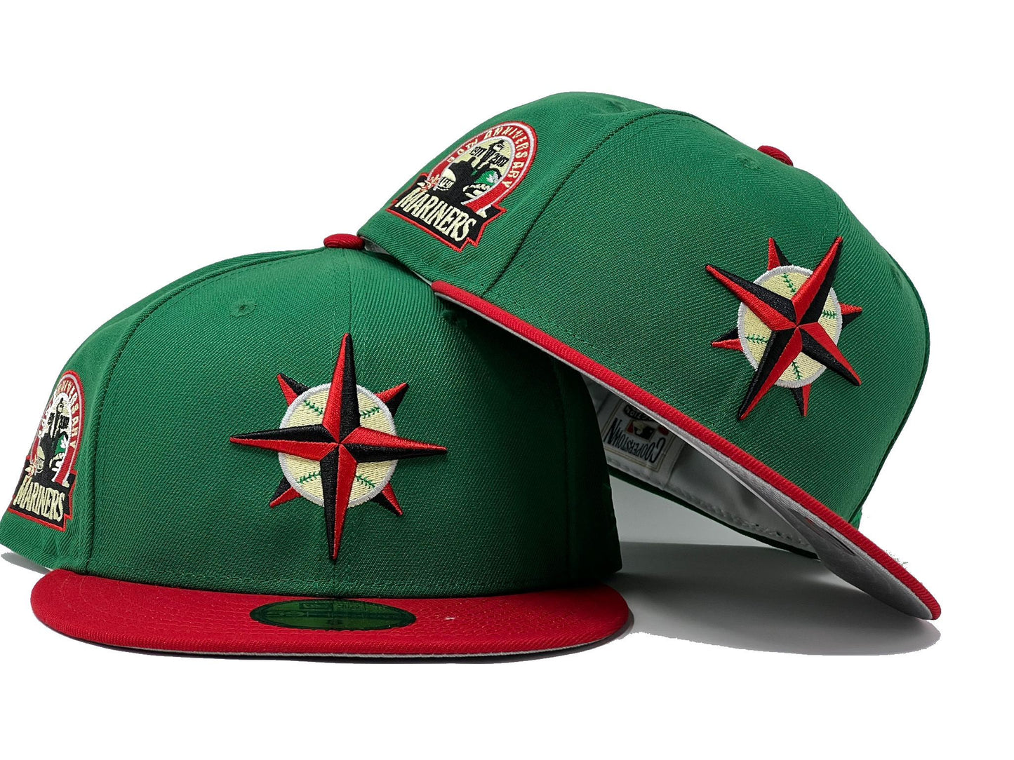 Seattle Mariners 30th Anniversary "Xmas Pack" New Era Fitted Hats