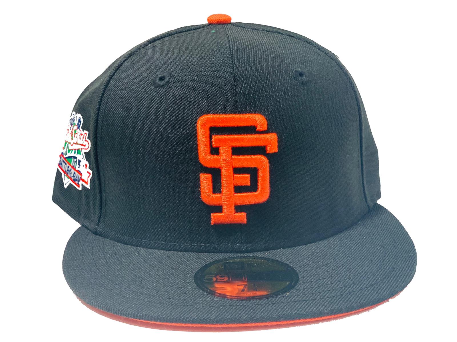 San Jose Giants COPA White-Burnt Orange-Black Fitted Hat