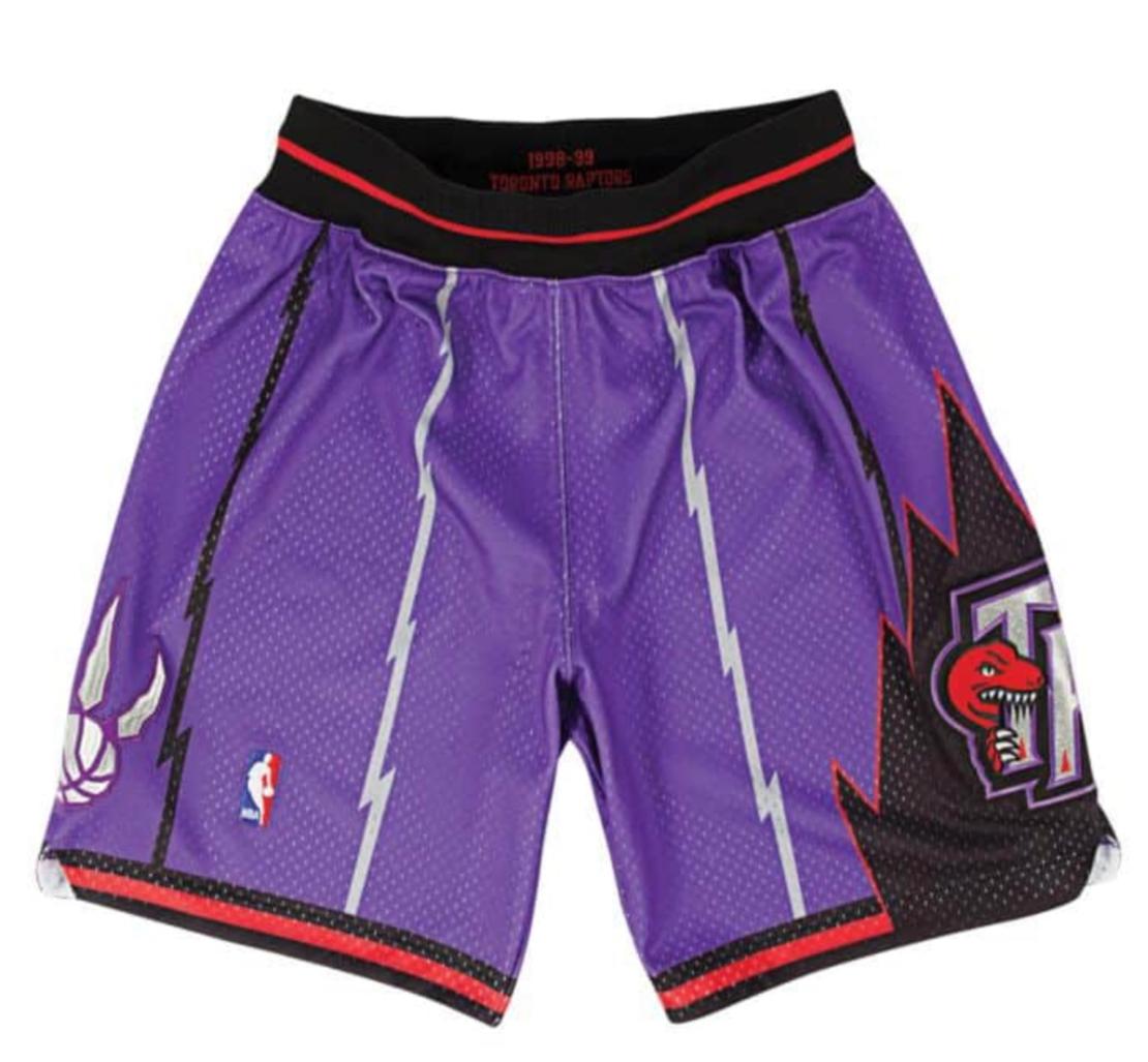 Authentic Shorts Toronto Raptors Road 1998-99