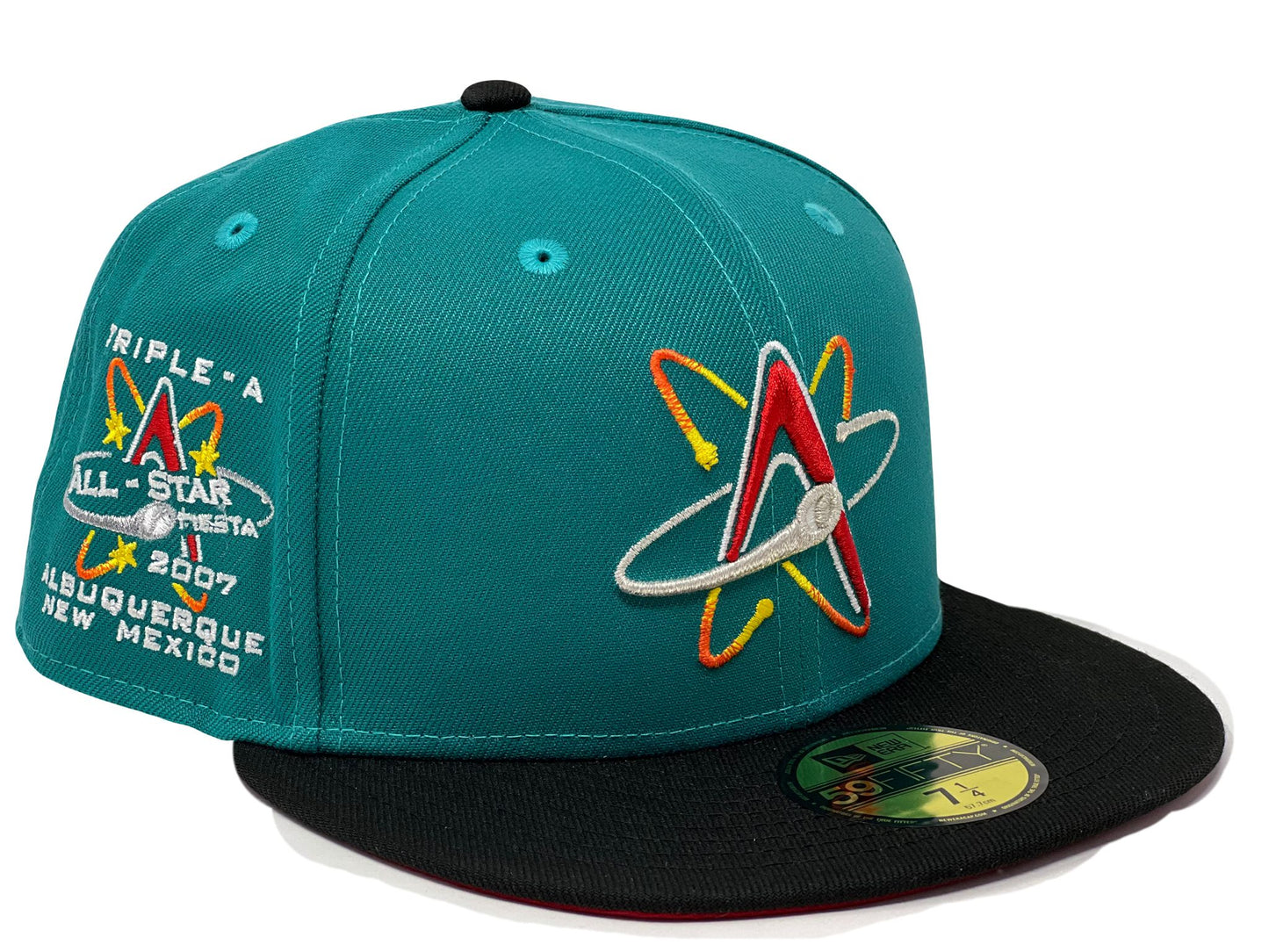 Albuquerque Isotopes 2007 All Star Game Minor League Red Brim New Era Fitted Hat