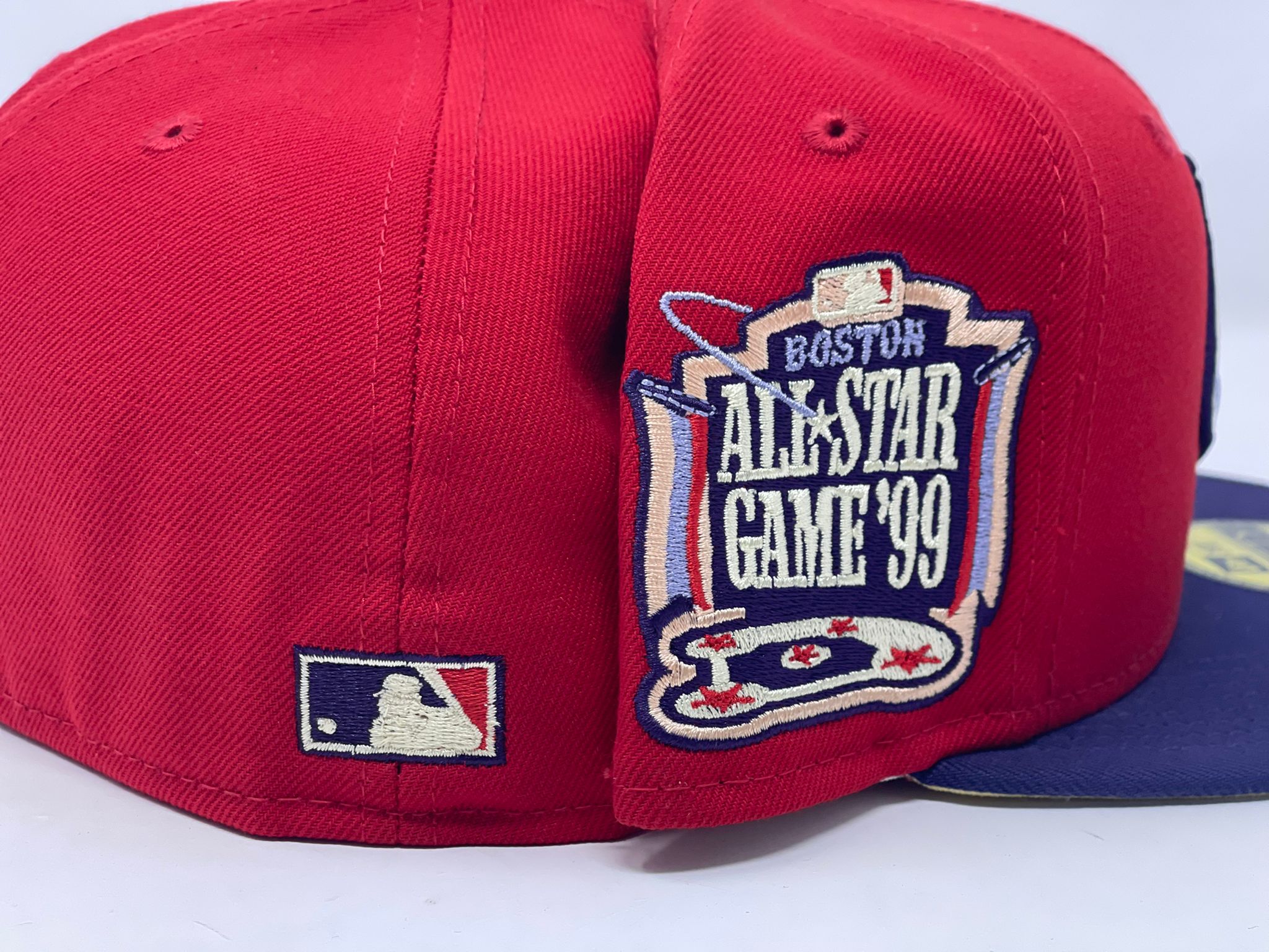 BOSTON RED SOX 1999 ALL STAR GAME BLACK YELLOW BRIM NEW ERA FITTED