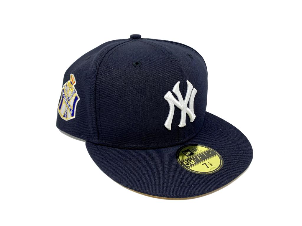 NEW YORK YANKEES 1951 WORLD SERIES NAVY METALLIC GOLD BRIM NEW ERA FITTED HAT