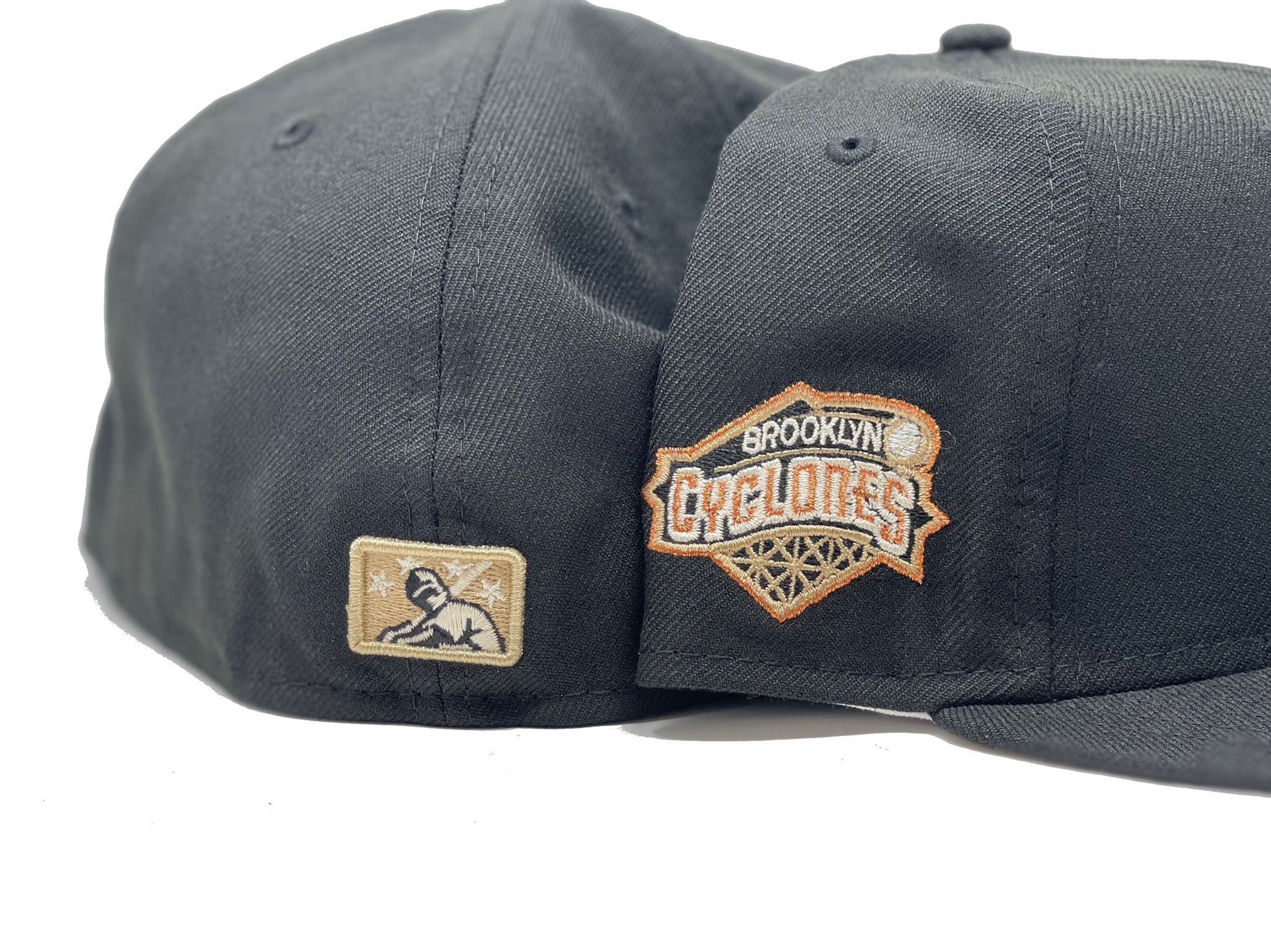 Black Brooklyn Cyclones Custom 59fifty New Era Fitted Hat – Sports