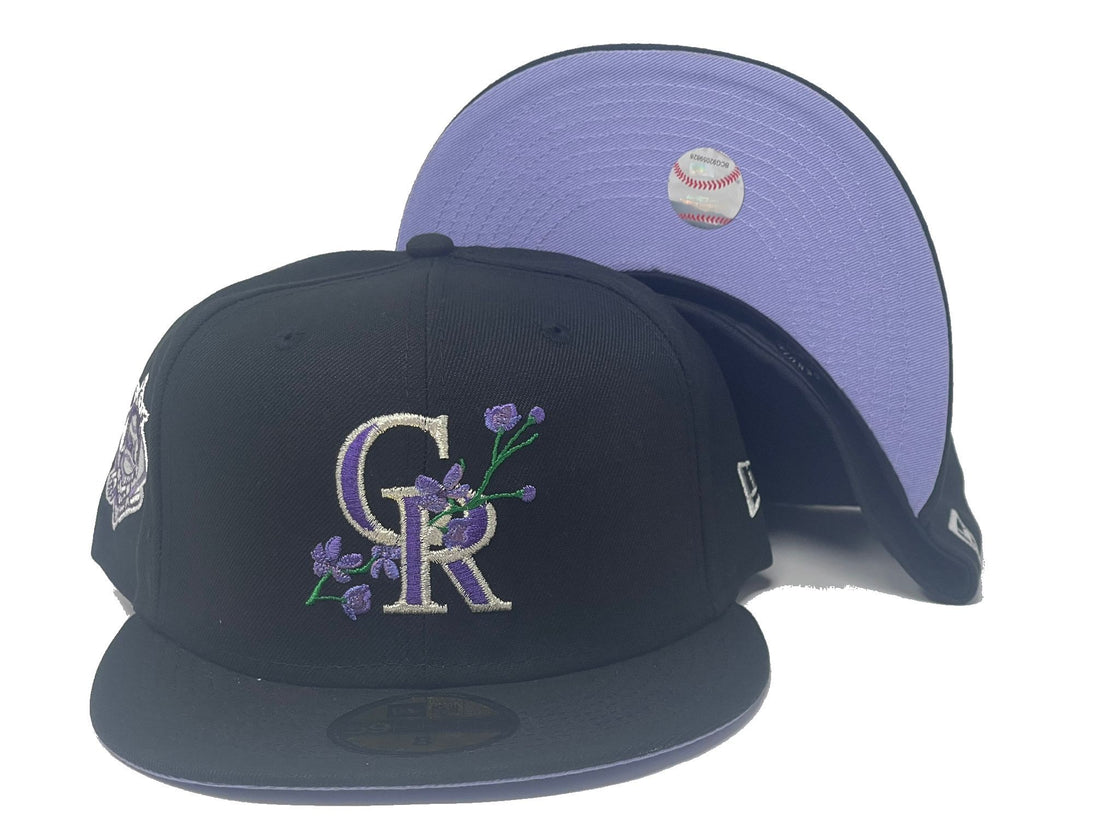 Colorado Rockies National League Side Patch Bloom 59Fifty New Era Fitted hat