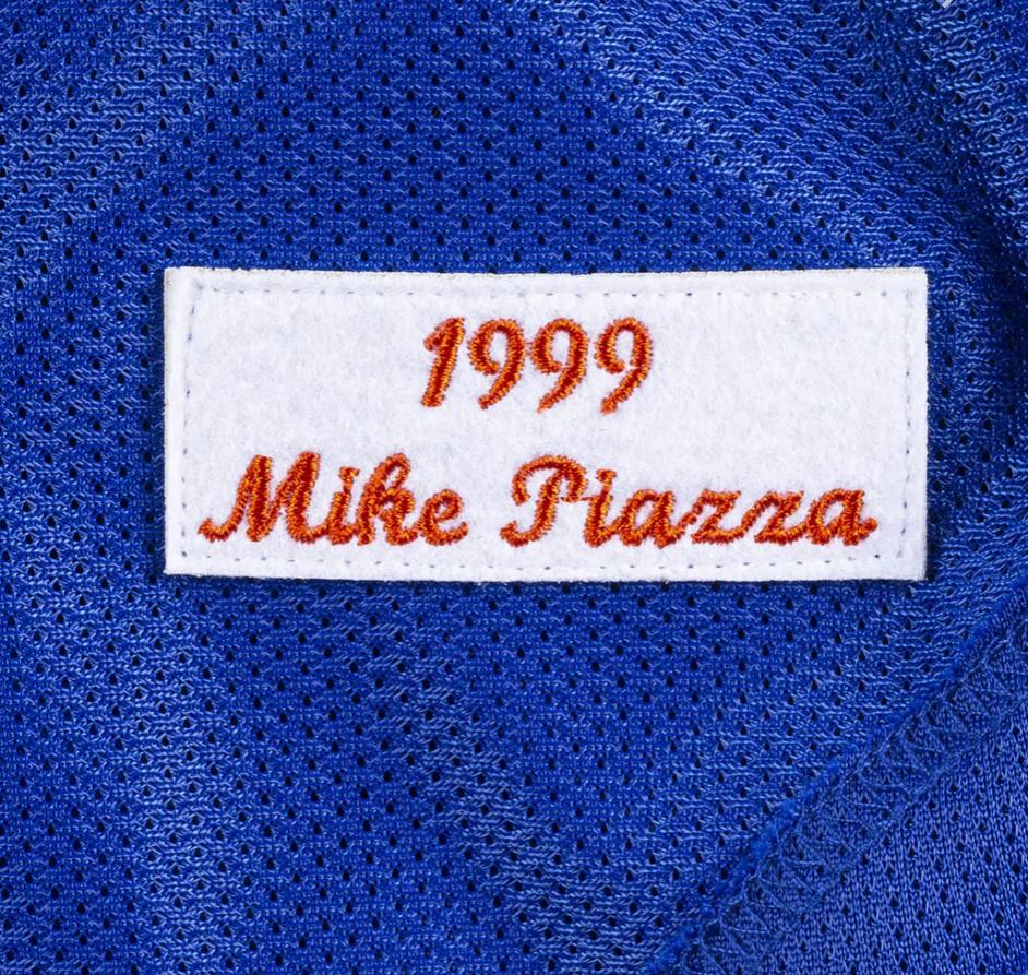 Authentic Mike Piazza New York Mets 1999 Button Front Jersey