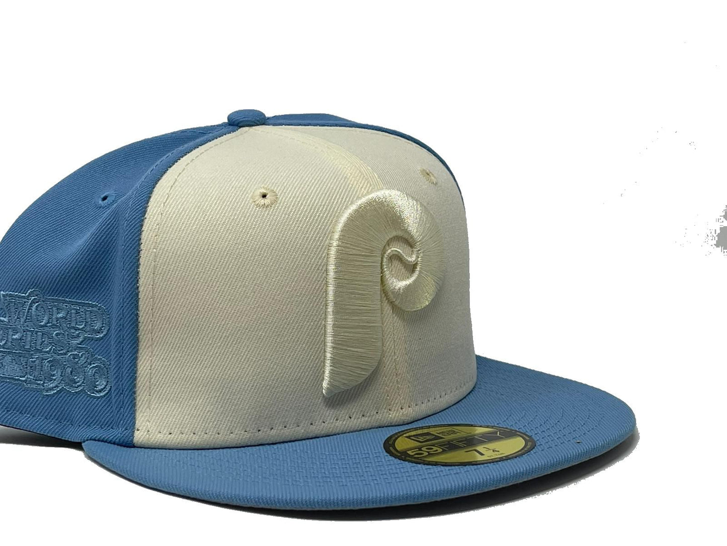 PHILADELPHIA PHILLIES 1980 WORLD SERIES "TONAL 2-TONE" PACK GRAY BRIM NEW ERA FITTED HAT