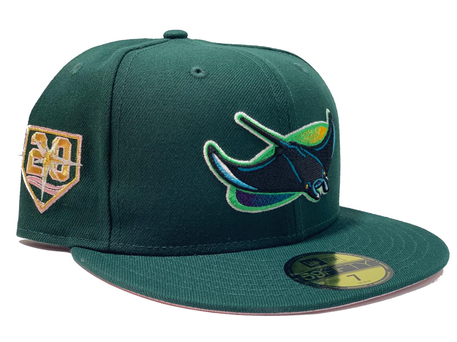 Tampa Bay Rays New Era 20th Anniversary Cyber Highlighter 59FIFTY Fitted  Hat - Green/Red