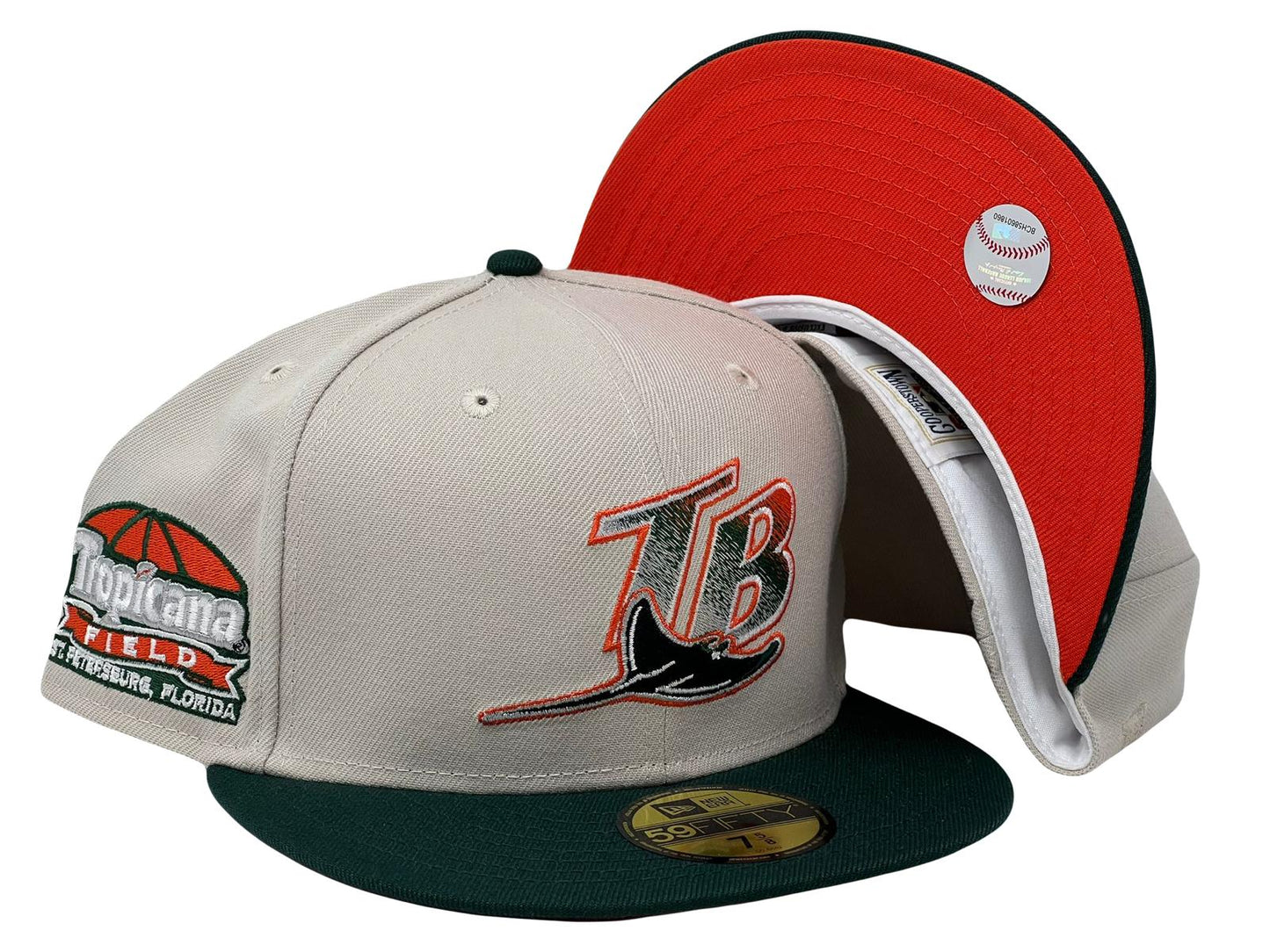 Tampa Bay Rays Tropicana Field "Sneaker Match-up" Pack Orange Brim New Era Fitted Hat