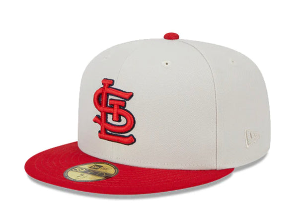 St Louis Cardinals TEAM-PRIDE Grey-Red Fitted Hat by New Era