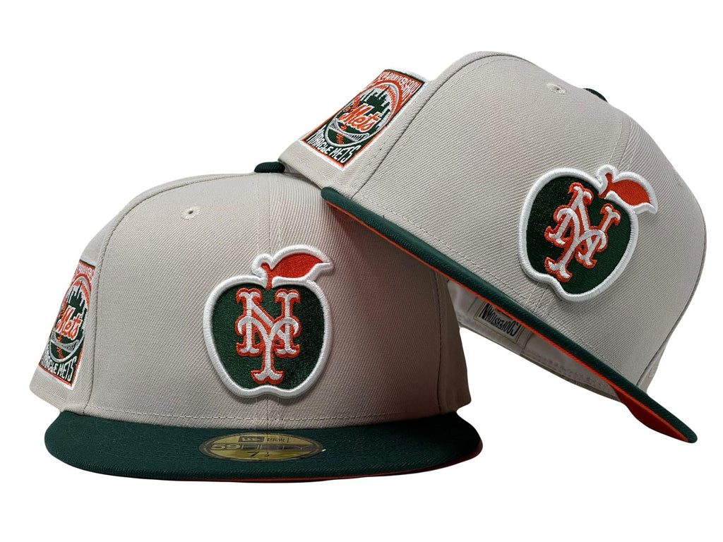New York Mets 25th Anniversary Orange Brim New Era 59Fifty Fitted Hat