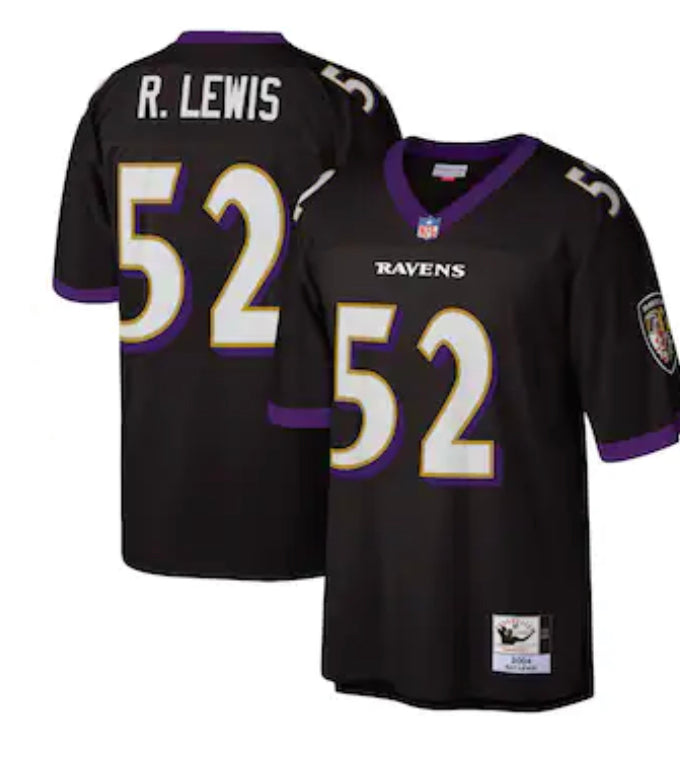 Baltimore Ravens 2000 Ray Lewis Mitchell and Ness Legacy Jersey-Black