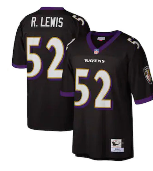 Baltimore Ravens 2000 Ray Lewis Mitchell and Ness Legacy Jersey-Black