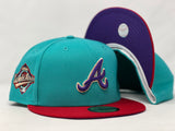 New Era Atlanta Braves '96 Olympic Collection (Part 1) Corduroy 1996 World  Series Capsule Hats Exclusive 59Fifty Fitted Hat Black/Purple - FW21 - GB