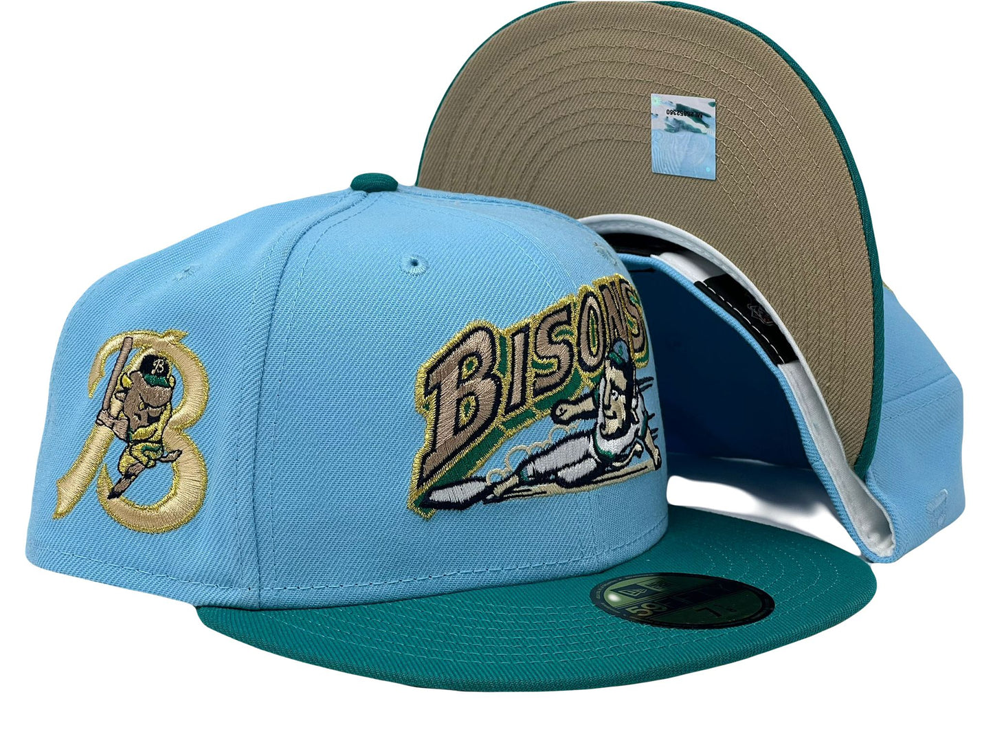 Buffalo Bisons "Sunrise Pack" Camel Brim New Era Fitted Hat