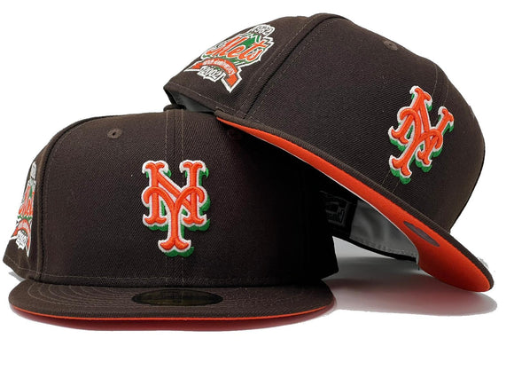 New York Mets 1986 World Series Snakeskin Print Brim New Era Fitted Ha –  Sports World 165