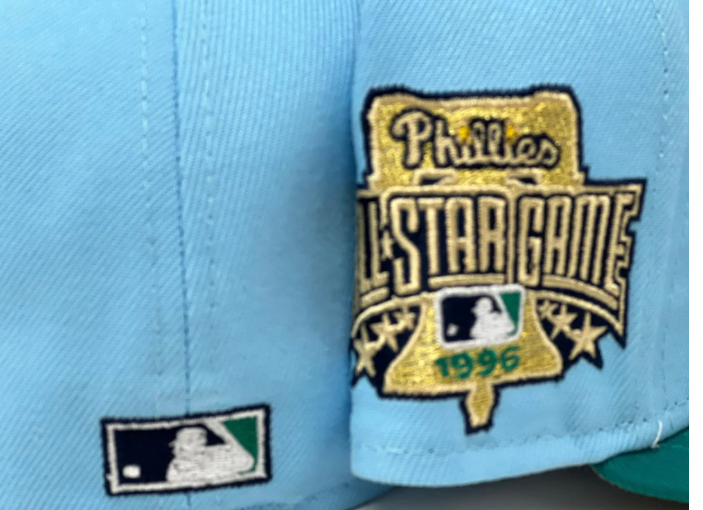 Philadelphia Phillies 1996 All Star Game "Sunrise Pack" Camel Brim New Era Fitted Hat