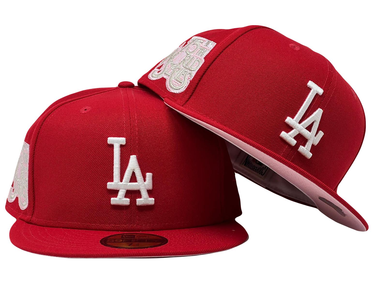LOS ANGELES DODGERS 75TH WORLD SERIES PINK BRIM NEW ERA FITTED HAT – Sports  World 165