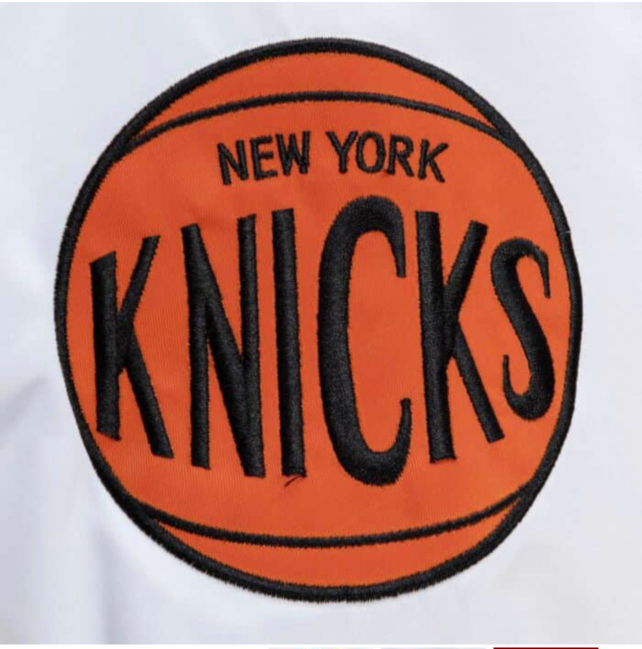 Mitchell & Ness Knicks Script Lightweight Satin Jacket