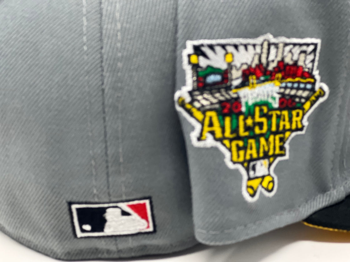PITTSBURGH PIRATES 2006 ALL STAR GAME TAXI YELLOW BRIM NEW ERA FITTED HAT